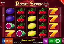 Der Slot Royal Seven vom Hersteller Gamomat.