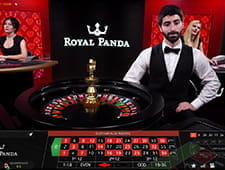Der Live Roulette Tisch bei Royal Panda