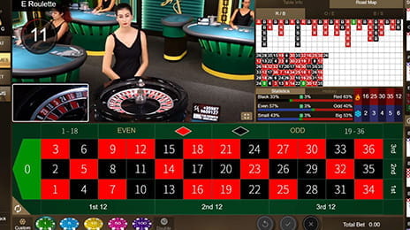 Live Roulette von SA Gaming.