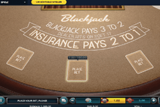 Single Deck Blackjack steht euch im Spielgeld Modus und um Echtgeld zur Verfügung.