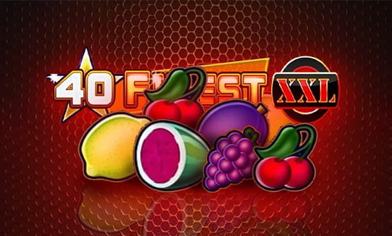 Das Logo des Spielautomats 40 Finest XXL.