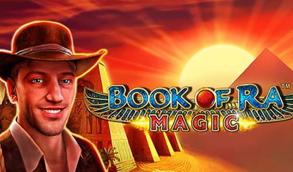 Das Logo des Book of Ra Magic Slots von Novomatic.