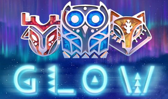 Das Logo des Glow Slot von NetEnt.