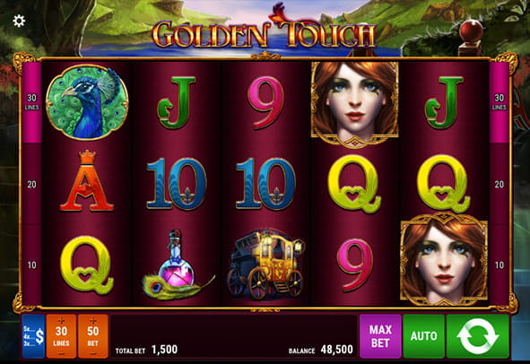 Eine kostenlose Demo-Version des Golden Touch Slots.