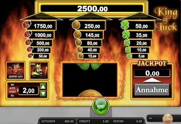 Hier King of Luck kostenlos spielen