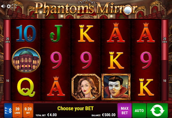 Eine kostenlose Demo-Version des Phantom's Mirror Slots.