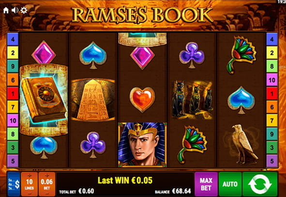 Eine kostenlose Demo-Version des Ramses Book Slots