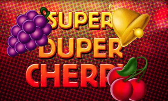 Das Logo des Slots Super Duper Cherry.