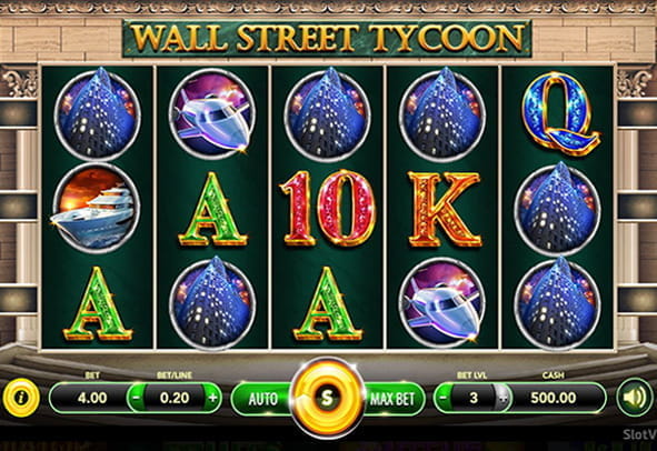 Der Spielablauf des SlotVision Slots Wall Street Tycoon.