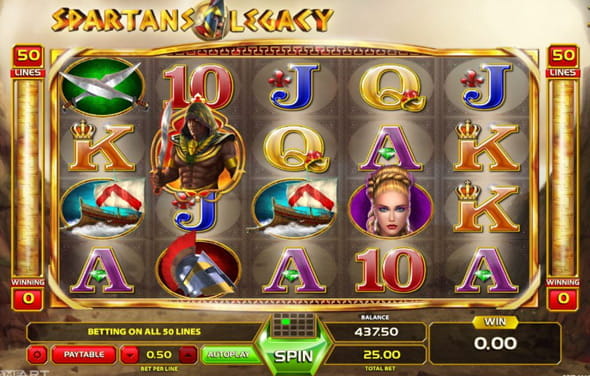 Der Online Automat Spartans Legacy.