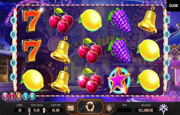 Das Spielgeschehen beim Slot Jokerizer von Yggdrasil ist in vollem Gange.