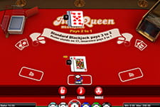 Das Kartenspiel Blackjack Red Queen.