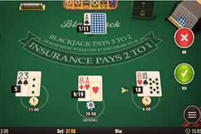 Eine spannende Blackjack Variante: Blackjack Multihands.