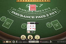Super 7 Blackjack von Betsoft im GG.BET Casino.
