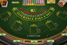 Super 7 BlackJack bei Casino Club spielen