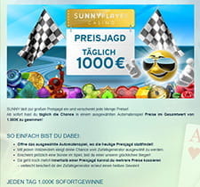 Das sunnyplayer Casino bietet viele wechselnde Aktionen und Boni an.