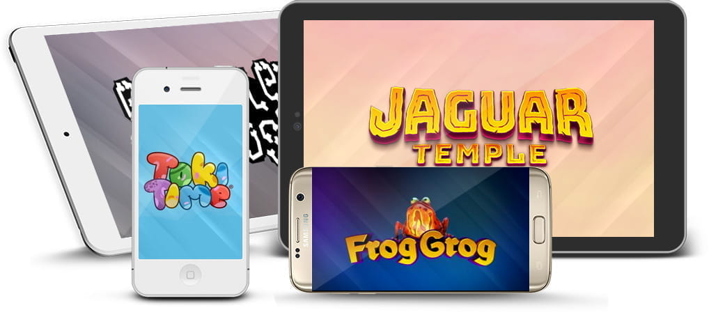Eine Übersicht verschiedener Spielautomaten von Thunderkick für Smartphone und Tablet.