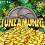 Das Logo des Slots Tunzamunni von Microgmaing.