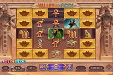 Der Slot Valley of Gods vom Hersteller Yggdrasil.