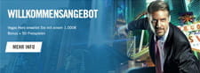 Das Bild zeigt den Banner des Willkommensangebots des Vegas Hero Online Casinos.