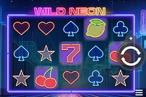 Wild Neon bringt leuchtende Farben in den Abend bei Mr Green.