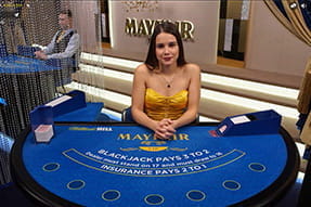 William Hill Live Casino Mayfair Blackjack
