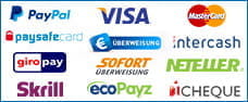 Neben PayPal finden sich Skrill und Paysafecard zur Zahlung bei CasinoClub.